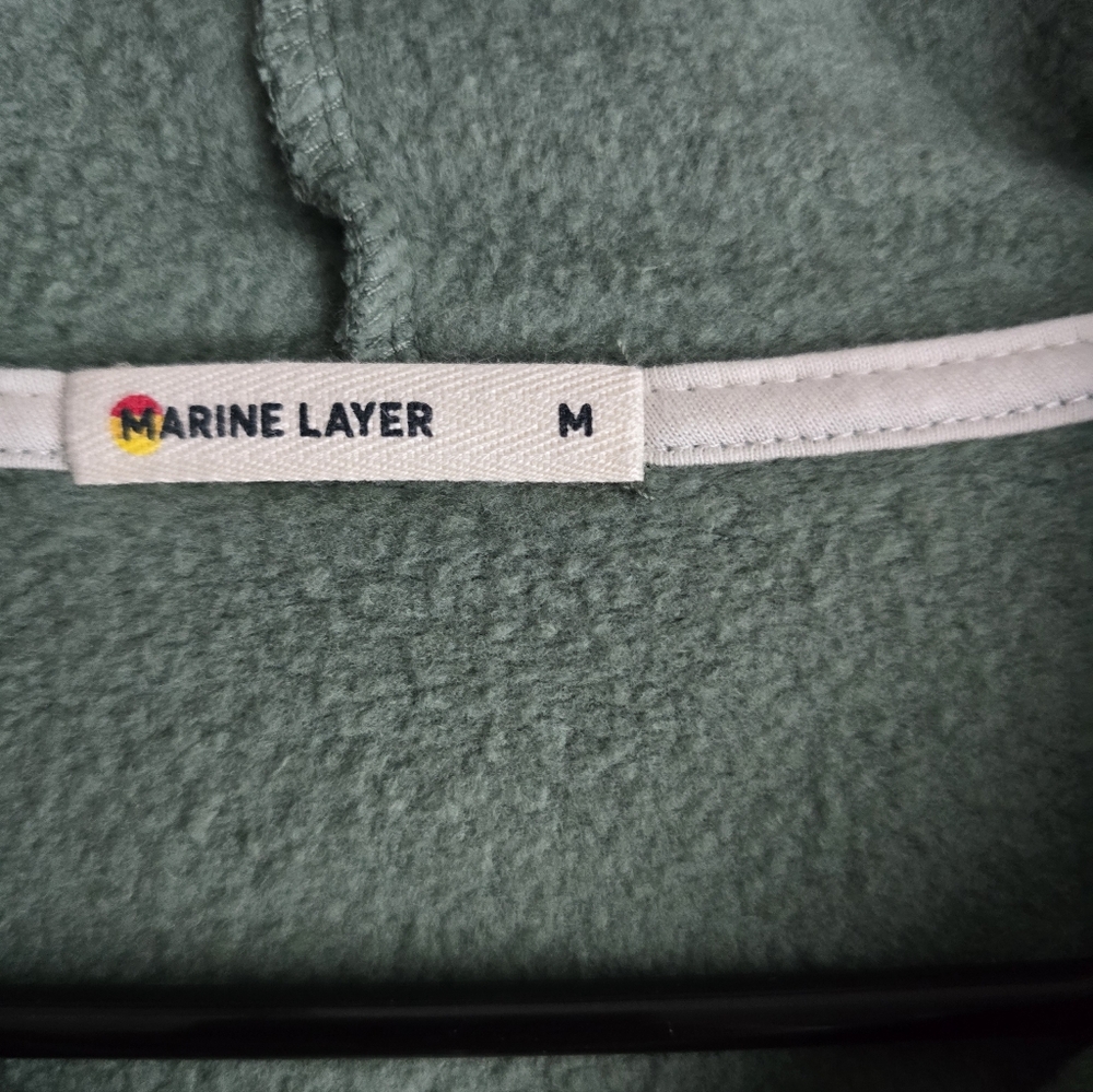 Marine Layer Green Zip-Up Hoodie - Picture 7 of 12